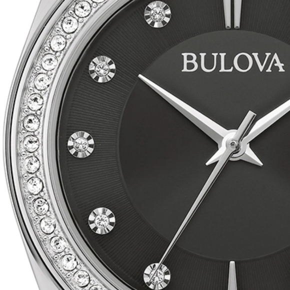 ***BRAND NEW*** Bulova Classic Crystal Stainless Steel Quartz Ladies Watch - Picture 3 of 12
